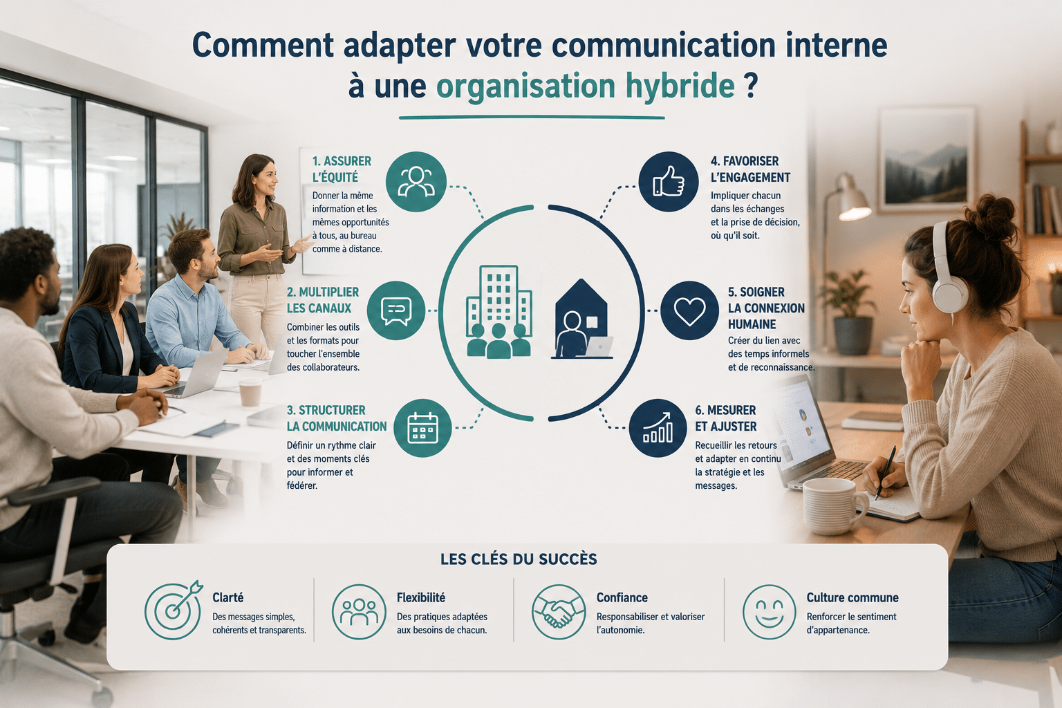 Comment adapter votre communication interne à une organisation hybride ?