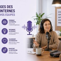 Les avantages des podcasts internes pour motiver vos équipes