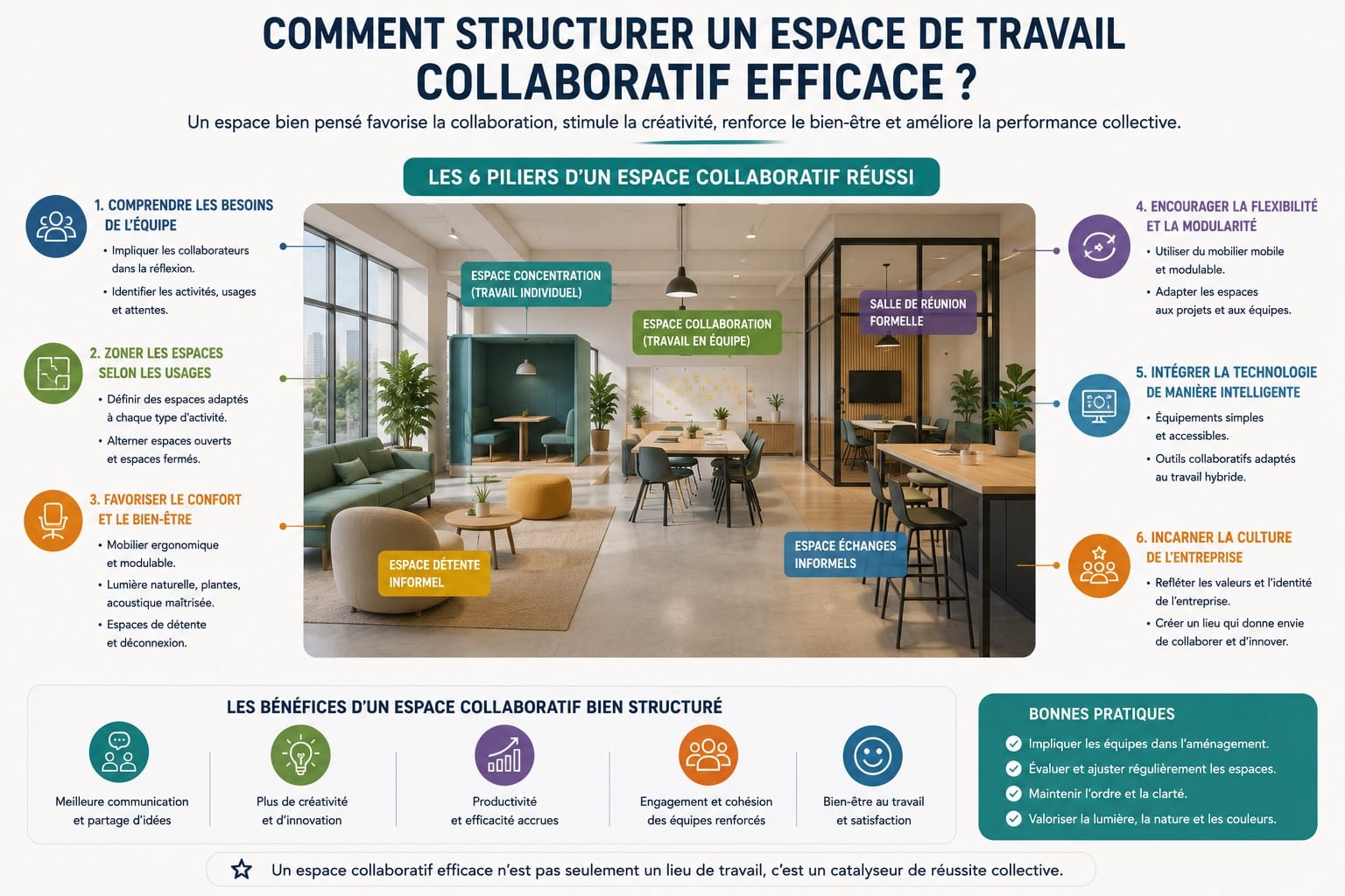 Comment structurer un espace de travail collaboratif efficace ?