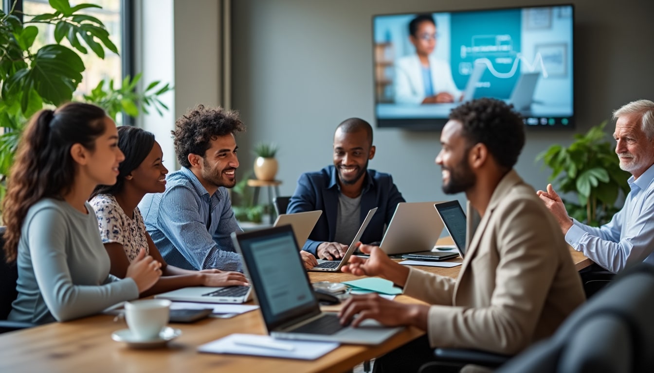 découvrez comment les réunions virtuelles transforment la communication au travail : avantages, défis et meilleures pratiques pour améliorer la collaboration et la productivité au sein des équipes.