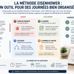 La méthode Eisenhower : un outil pour des journées bien organisées
