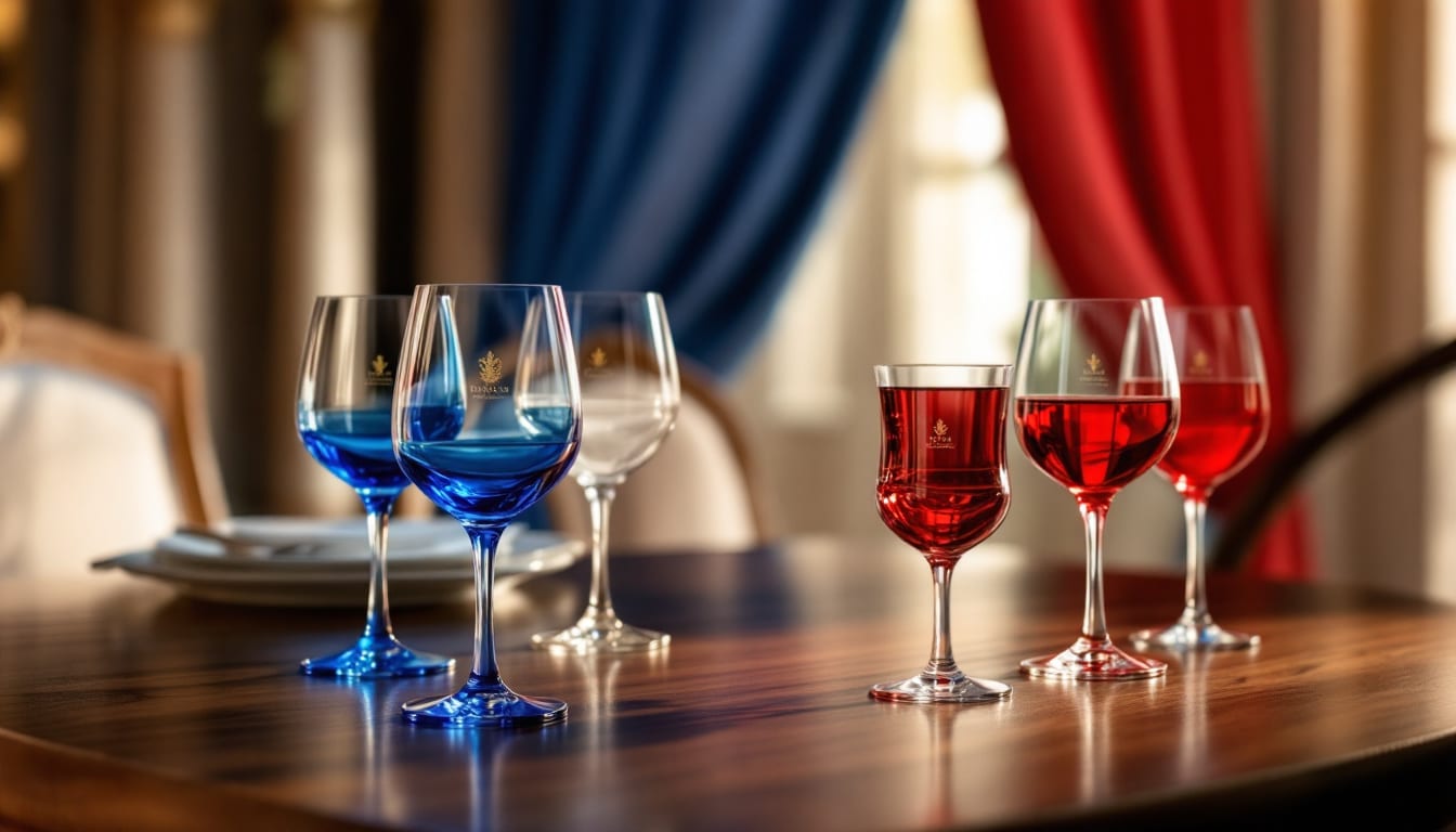découvrez la nouvelle collection de verres duralex aux emblématiques couleurs bleu-blanc-rouge, résultat d'une collaboration unique avec l'élysée. alliez style et tradition sur votre table avec ces pièces exceptionnelles.