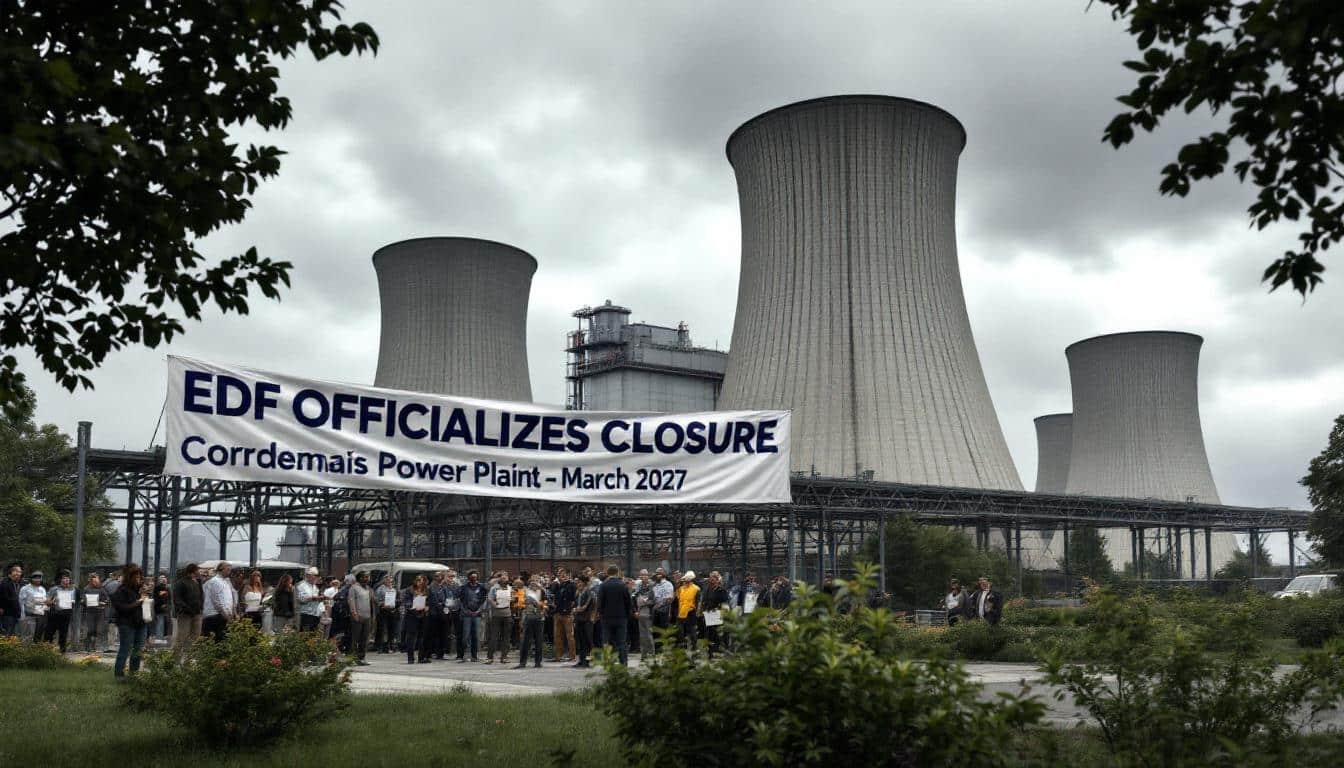 edf annonce la fermeture de la centrale de cordemais prévue pour mars 2027, marquant un tournant majeur dans la transition énergétique et la réduction des émissions de co2 en france.