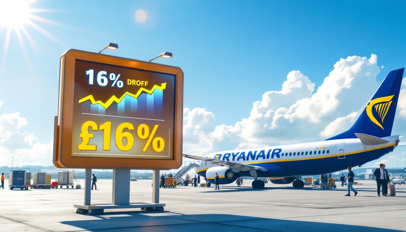 découvrez comment ryanair a enregistré une baisse de 16% de son bénéfice annuel, principalement en raison de la réduction de ses tarifs. analysez les implications de ces résultats financiers pour la compagnie aérienne et le secteur du transport.