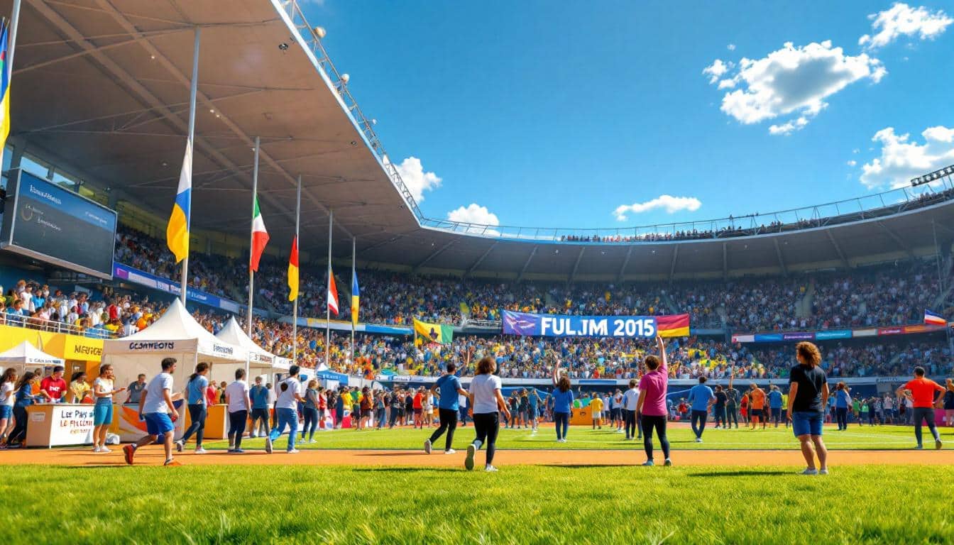 participez aux olympiades inter-entreprises du pays fléchois ! inscrivez-vous dès maintenant pour vivre une expérience unique de compétitivité et de convivialité entre les entreprises de la région. ne manquez pas cette opportunité de renforcer les liens tout en vous amusant !