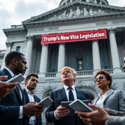 découvrez comment les grandes entreprises technologiques américaines réagissent à la nouvelle proposition de loi sur les visas de donald trump. analyse des implications pour l'industrie et les travailleurs étrangers.