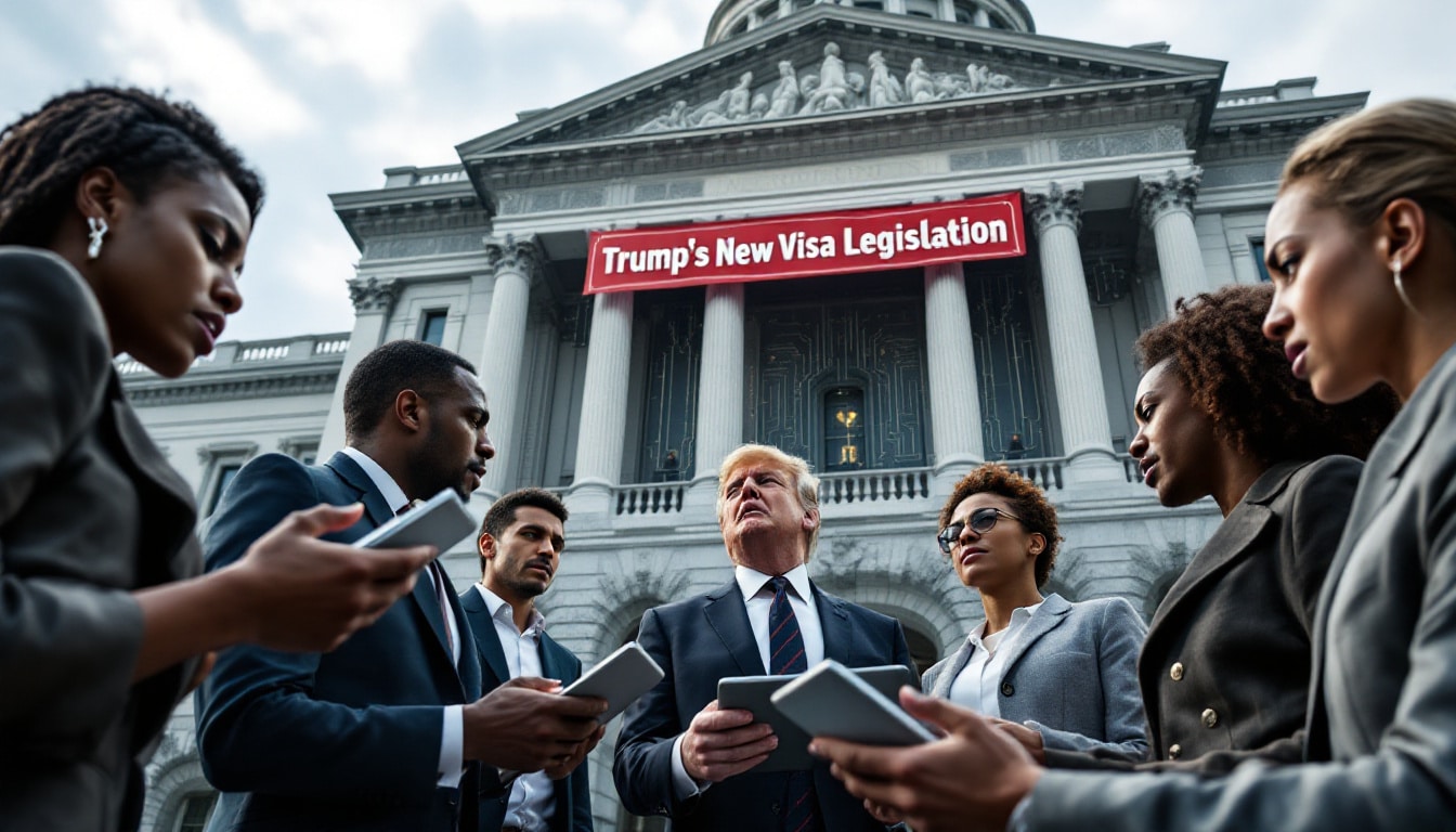 découvrez comment les grandes entreprises technologiques américaines réagissent à la nouvelle proposition de loi sur les visas de donald trump. analyse des implications pour l'industrie et les travailleurs étrangers.