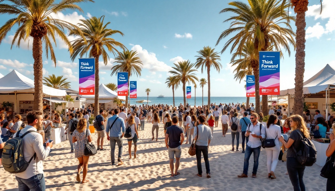 participez au think forward, le festival phare à la baule où plus de 600 leaders et experts se réunissent pour échanger idées et innovations autour des enjeux d'aujourd'hui et de demain. un événement à ne pas manquer !