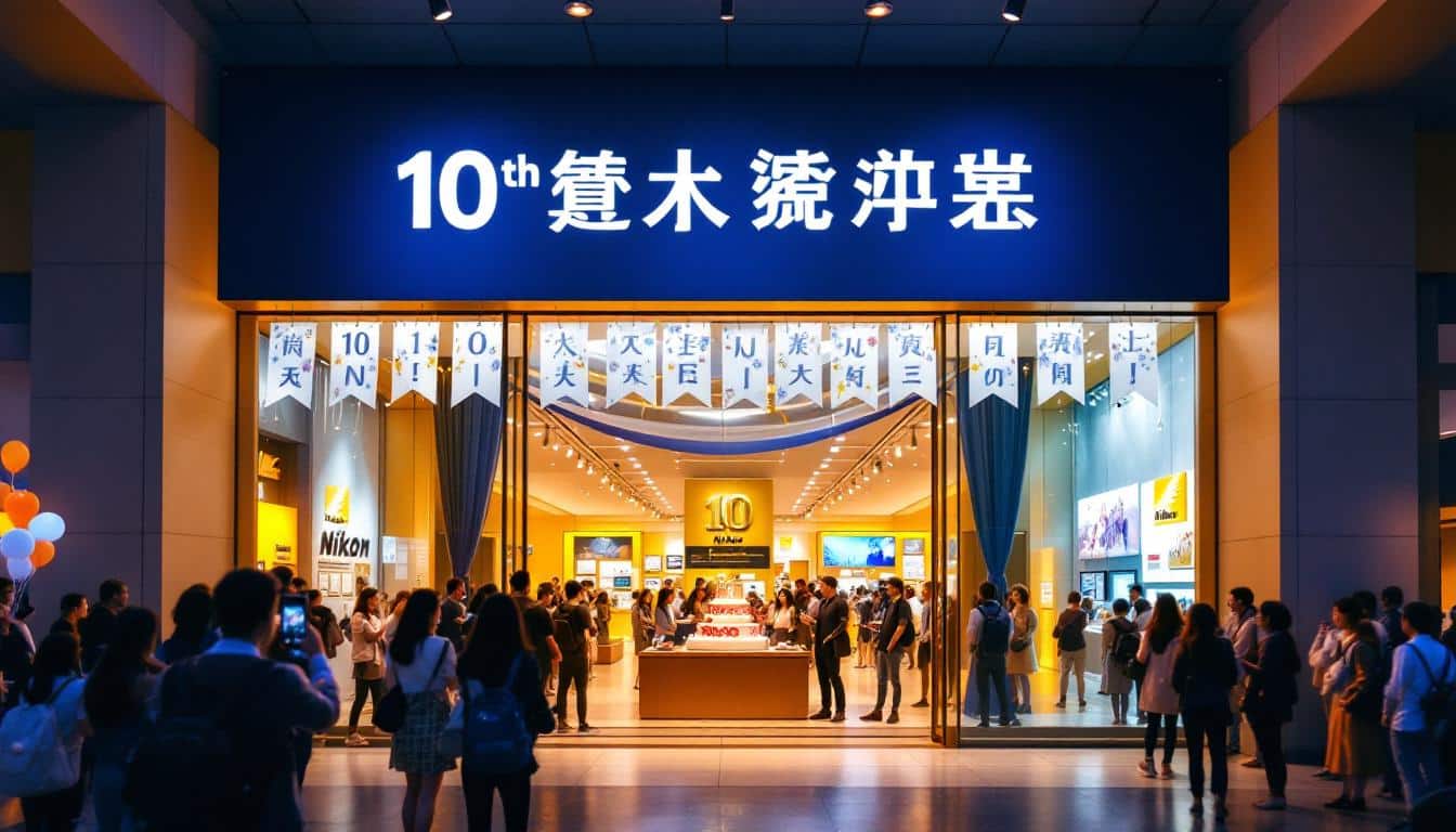 le musée nikon célèbre son dixième anniversaire à travers une série d'événements spéciaux et mémorables. découvrez l'histoire de la marque, des expositions inédites et des animations exclusives pour tous les passionnés de photographie.