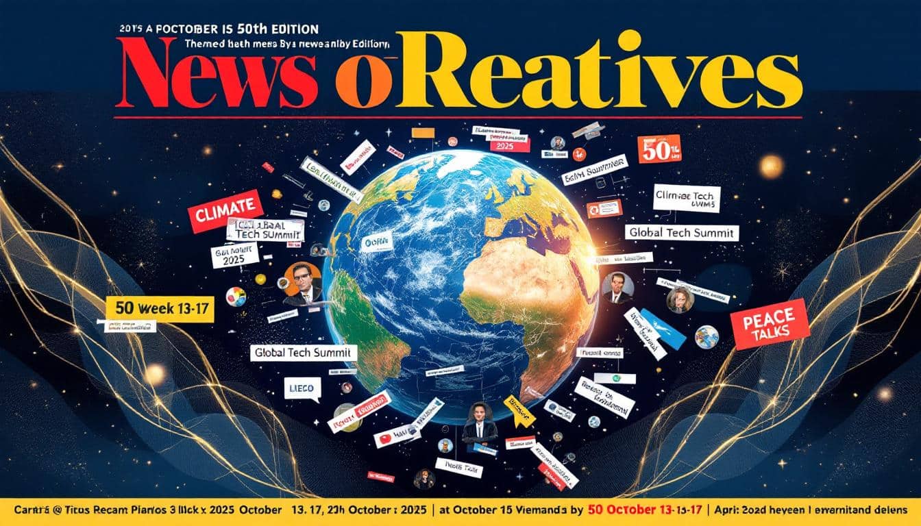 découvrez un résumé complet de la 50ème édition de notre magazine d’actualité, couvrant les faits marquants et analyses de la semaine du 13 au 17 octobre. un condensé d’informations essentielles à ne pas manquer !