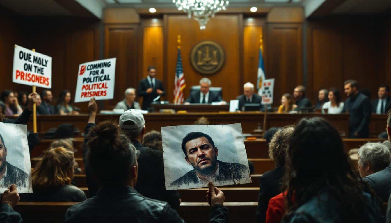 découvrez comment les familles des prisonniers politiques dénoncent un silence médiatique autour d’un procès controversé : révélations sur un scandale judiciaire étouffé et quête de justice en france.
