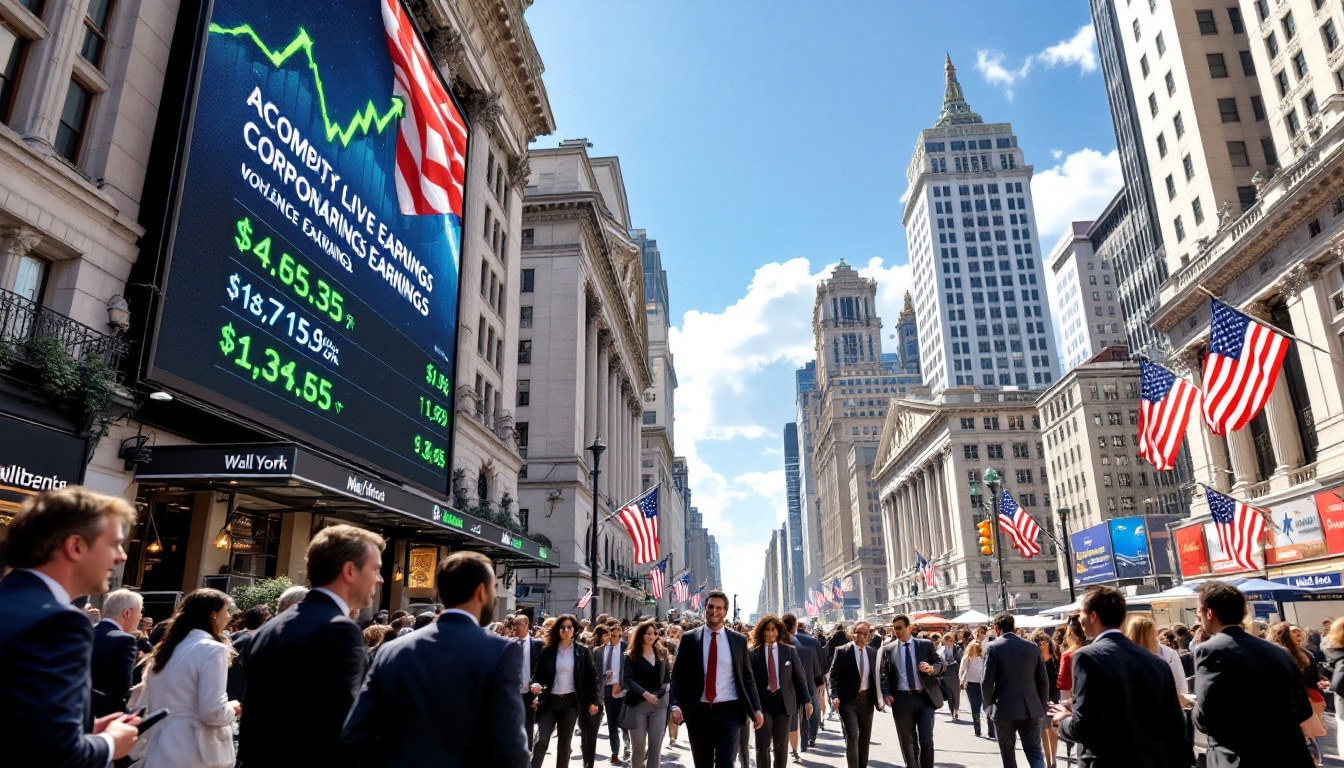 découvrez comment wall street connaît une ascension marquée, portée par une série de résultats d'entreprises très optimistes qui dynamisent les marchés financiers.