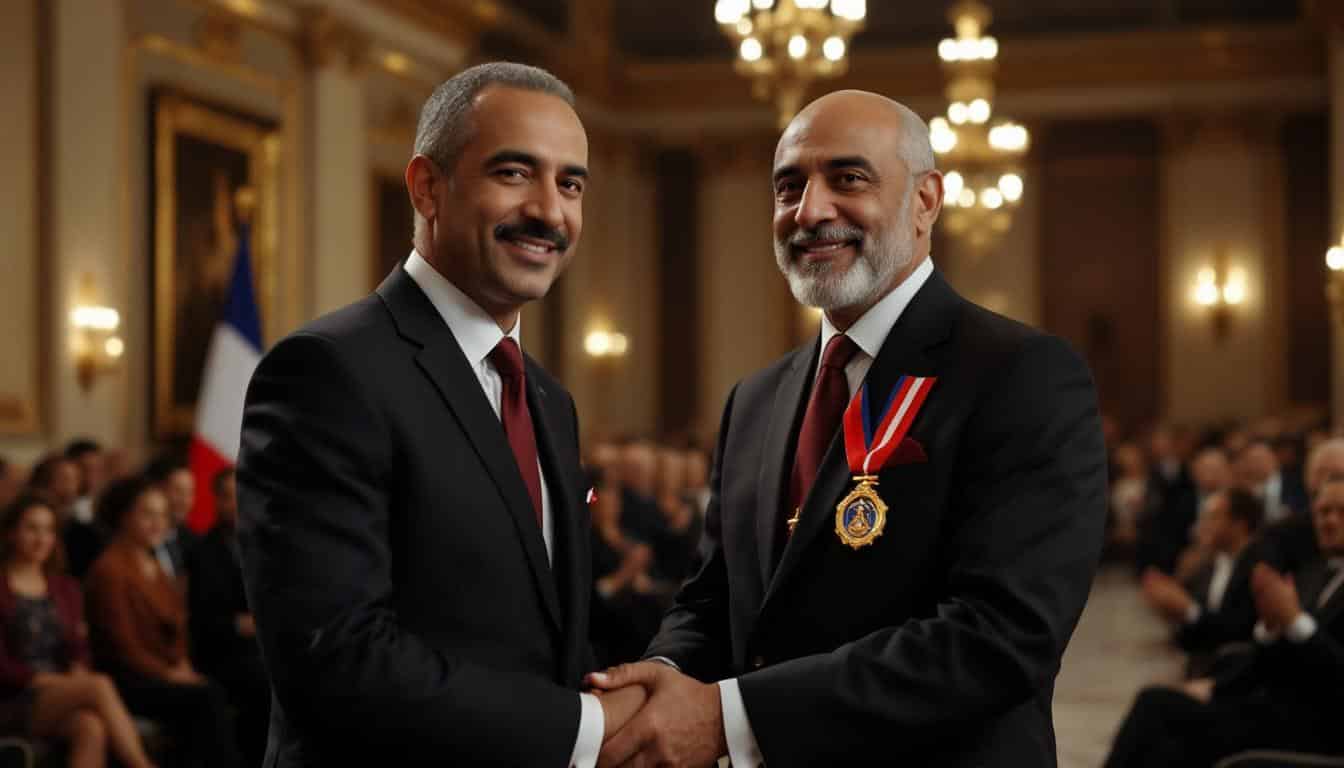 découvrez badreddine ouali, honoré de l'ordre national du mérite français pour son engagement, son excellence et sa contribution remarquable à la société.