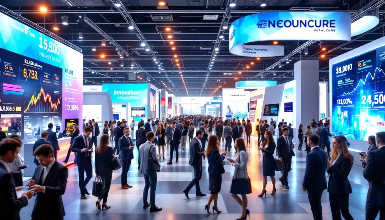 découvrez l'ambiance dynamique et intense du salon des entreprises, où l'économie française vibre au rythme des innovations et des opportunités.