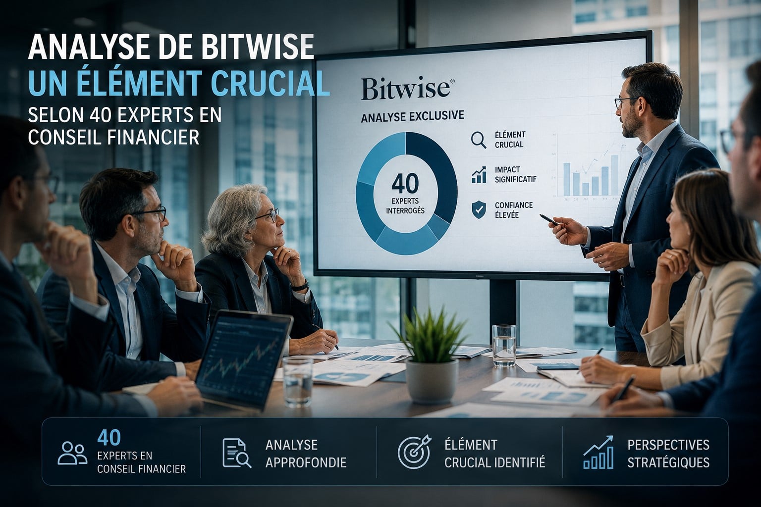Une analyse de Bitwise met en lumière un élément crucial selon 40 experts en conseil financier