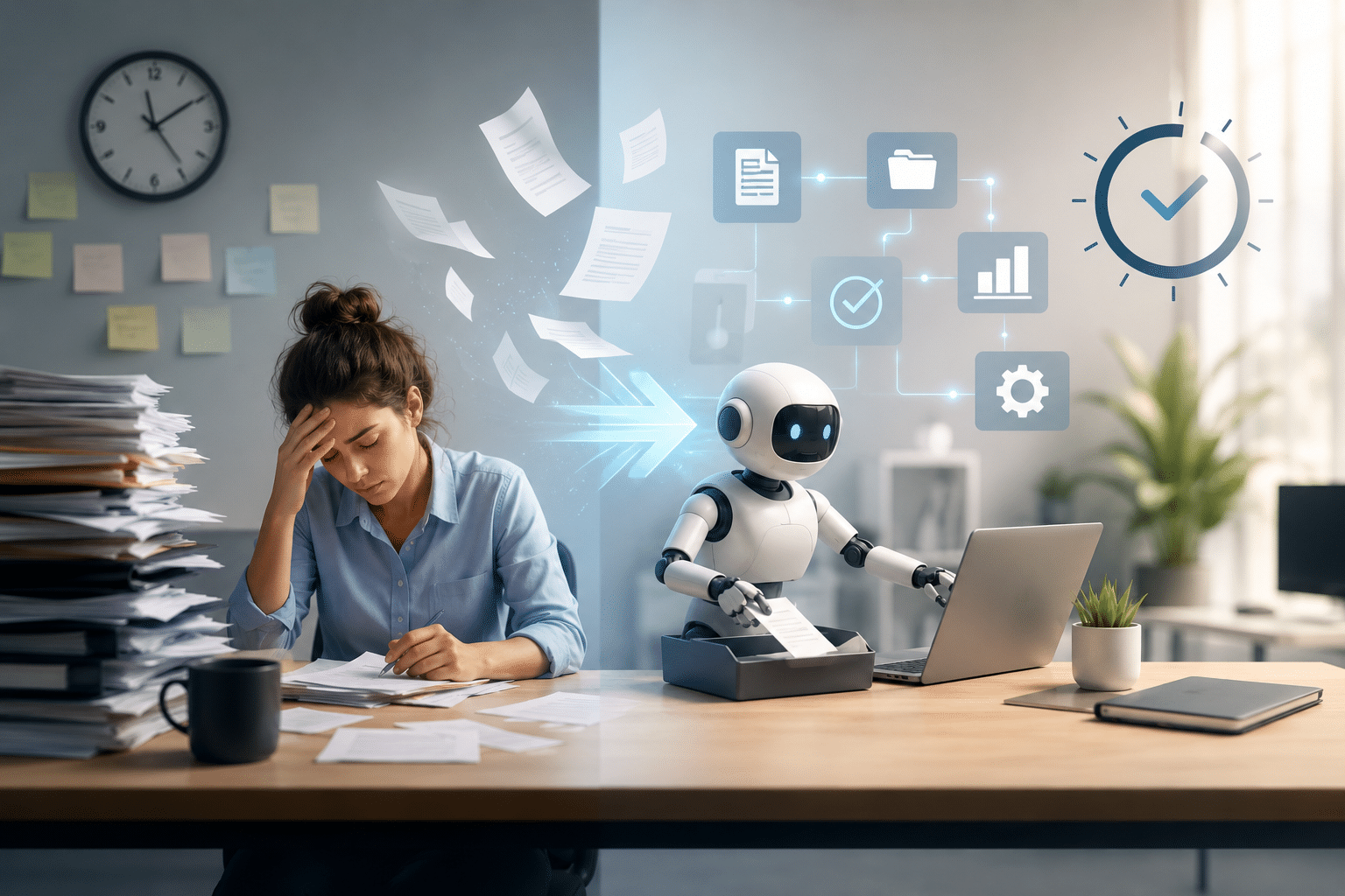 Comment réduire les pertes de temps en entreprise grâce à l'automatisation des tâches répétitives