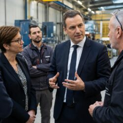 Le ministre de l’Industrie en visite à L’Aigle dans l’Orne : un dialogue direct avec les acteurs locaux pour dynamiser l’économie territoriale